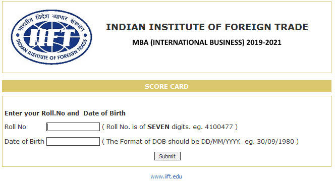 iift results