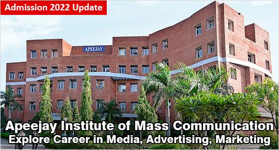 Apeejay Institute of Mass Communication - AIMC Delhi Admission 2022