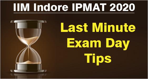 IPMAT 2020: Last Minute Exam Day Tips 