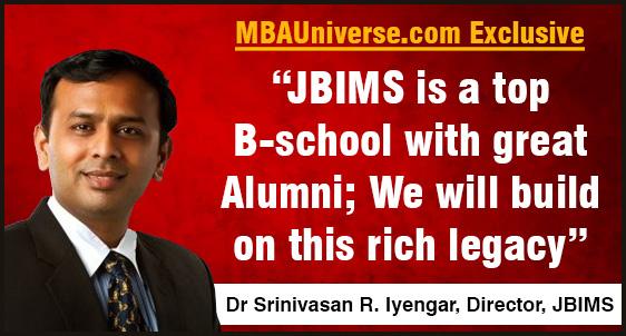 Dr Srinivasan R. Iyengar Appointed New Director of JBIMS 