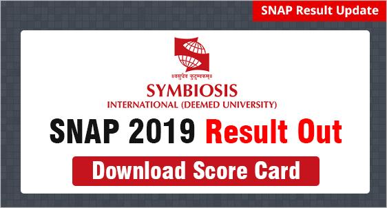 SNAP Result 2019 Out
