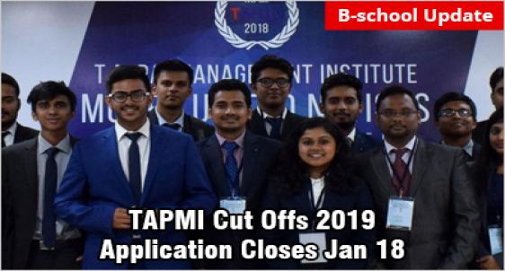 TAPMI Manipal Cut offs 2019