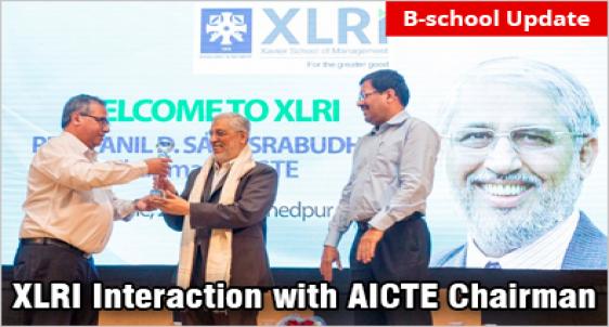 XLRI Jamshedpur Interactive Session with AICTE Chairman