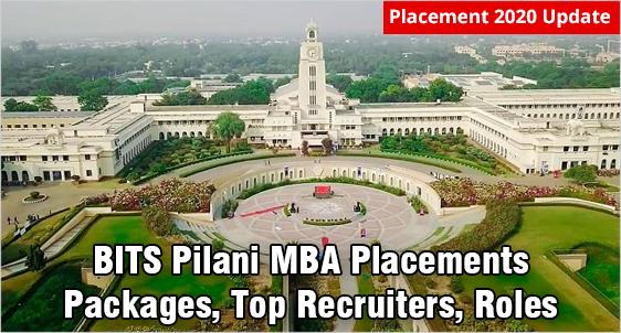 BITS Pilani MBA Placements 2019