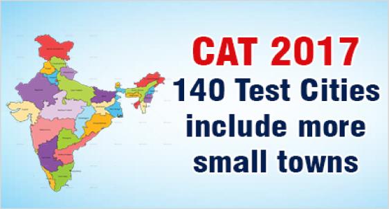 CAT 2017 test cities 