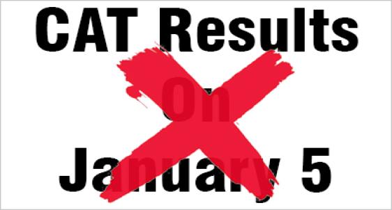 CAT Result 2017 Delayed