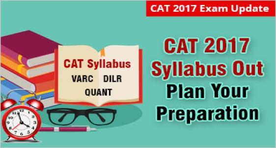 CAT 2017 syllabus