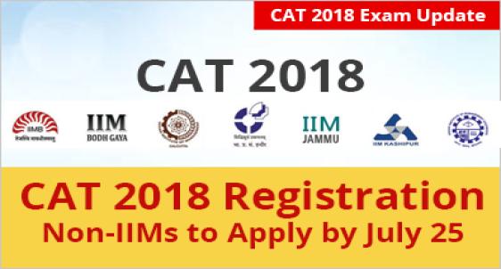 CAT 2018 Non IIMs to complete Registration 