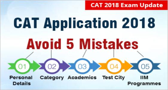 CAT 2018 Application Form Mistakes