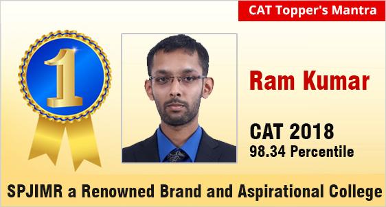 CAT Topper Ram Kumar