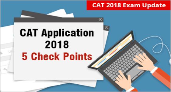 CAT Application Form 2018