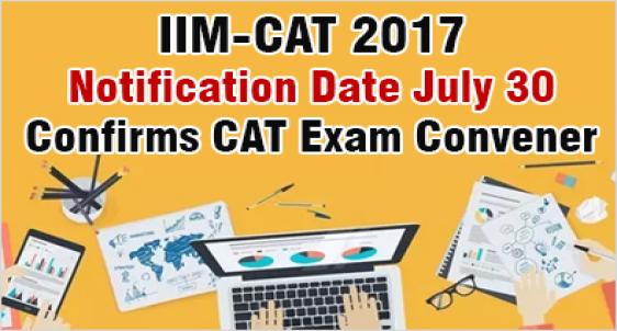 CAT 2017 official notification