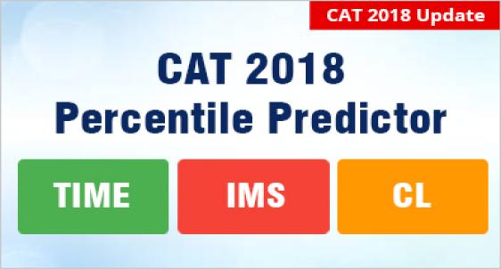 CAT Percentile Predictor T.I.M.E., IMS, Career Launcher