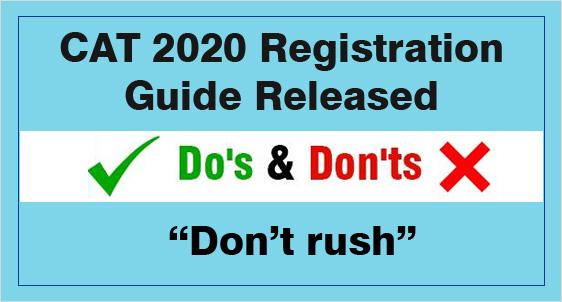 CAT 2020 Registration Guide