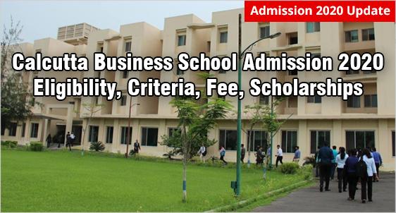 Calcutta Business School Admission 2020