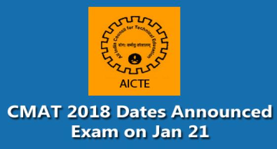 CMAT 2018 exam date