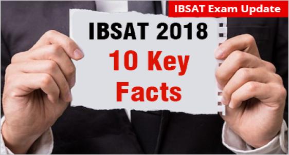 IBSAT 10 Key Facts in MBA Admission 2019