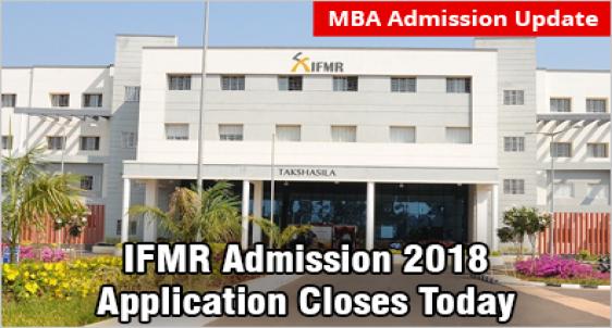 IFMR admission 2018