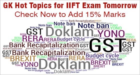 IIFT GK Material 2017