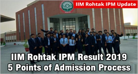 IIM Rohtak IPM Result 2019