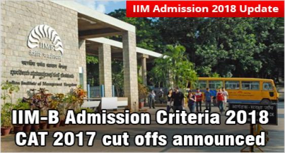 IIM Bangalore admission 2018