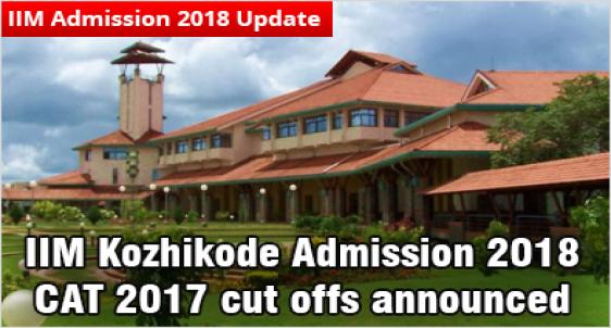 IIM Kozhikode admission 2018