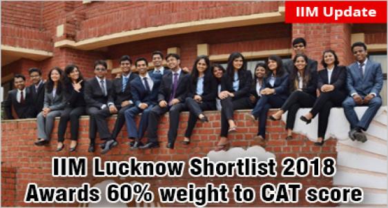 IIM Lucknow shortlist