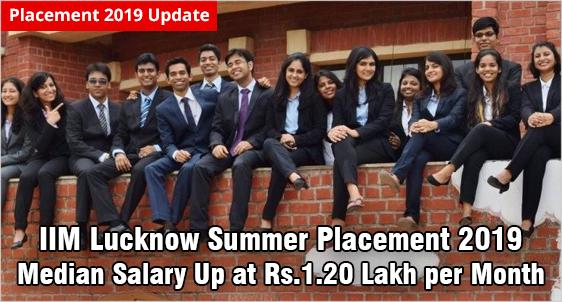 IIM Lucknow Summer Placement 2019