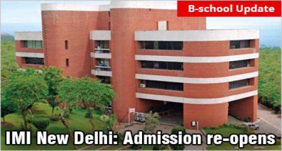IMI New Delhi Admission re-opens