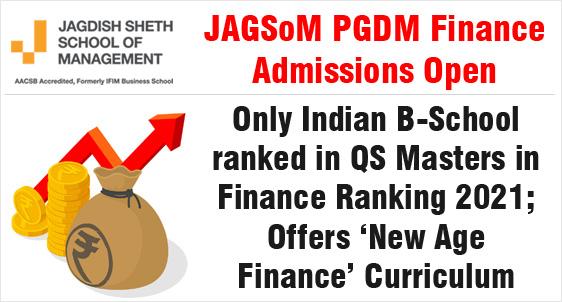 JAGSoM PGDM Finance Admission 2021