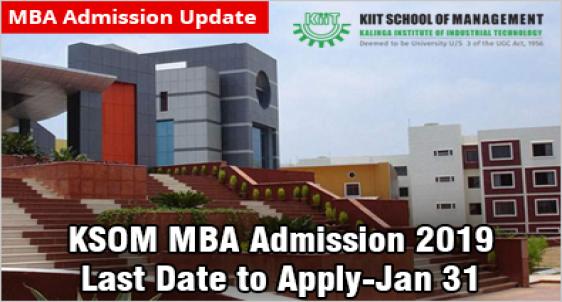 KSOM Bhubaneswar MBA Admission 2019