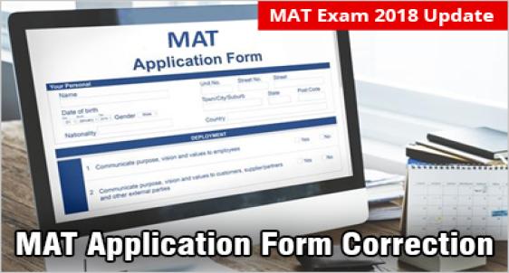 MAT Application Form Correction