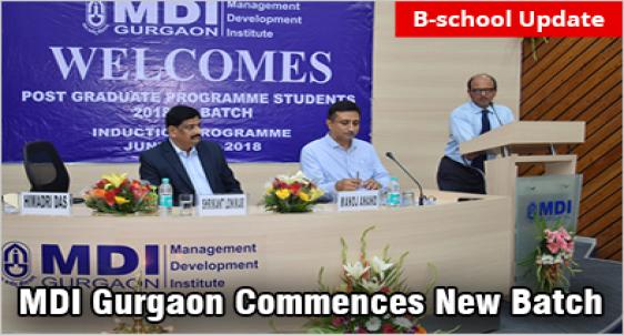MDI Gurgaon Inaugurates New Batch 2018