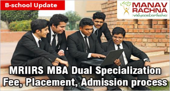 MBA with Dual Specialization at Manav Rachna 