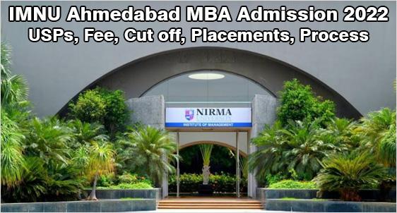 Institute of Management - Nirma University Admission 2022
