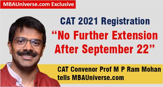 CAT 2021 Registration Closes at 5 PM on Sep 22-No Further Extension