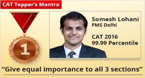 FMS Delhi Topper Somesh