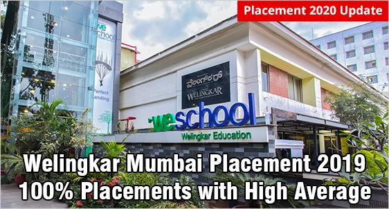 Welingkar Mumbai Placement 2019