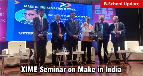 XIME Seminar on ‘Make in India