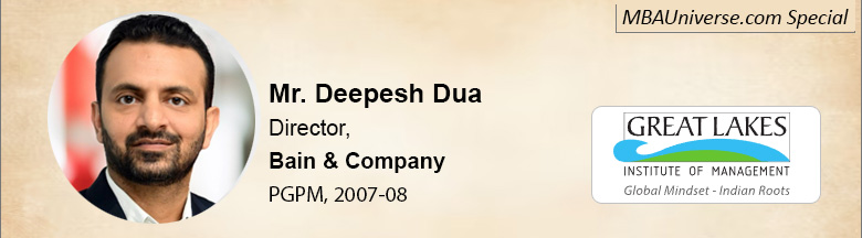 Deepesh Dua, Director at Bain & Company