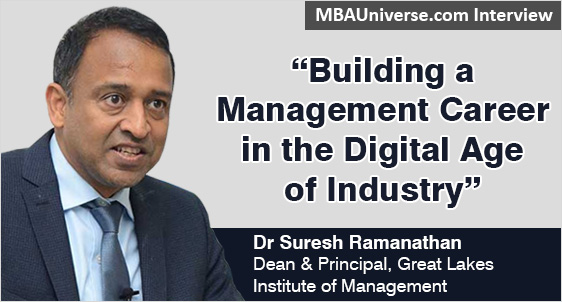 Dr Suresh Ramanathan Dean Principal Great Lakes Institute of Management Interview