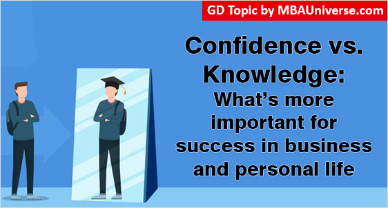 essay on confidence vs knowledge