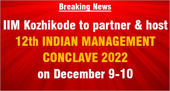 IIM Kozhikode to host 12 IMC 2022 