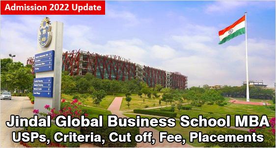 Jindal Global Business School MBA Admission 2022