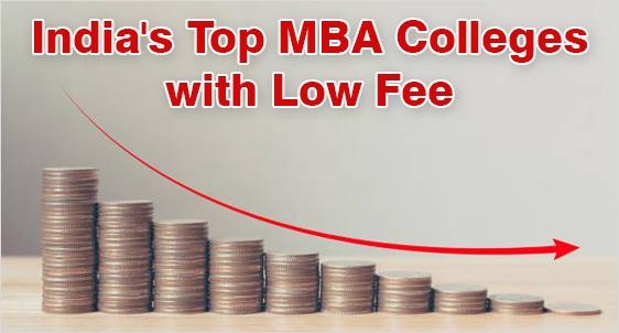 Top MBA Colleges with Low Fees