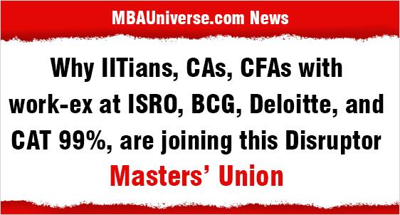 Masters’ Union Admission 2023