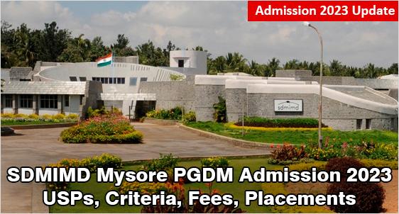 SDMIMD Mysore Admission 2023