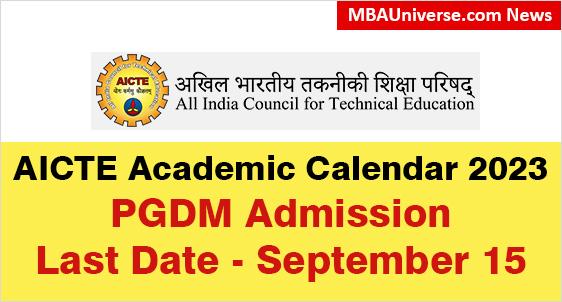 AICTE Revises Academic Calendar for Admission 2023