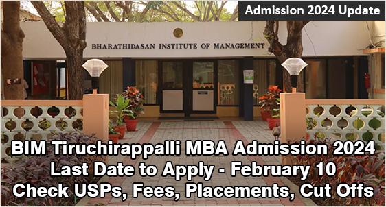BIM Tiruchirappalli Admission 2024