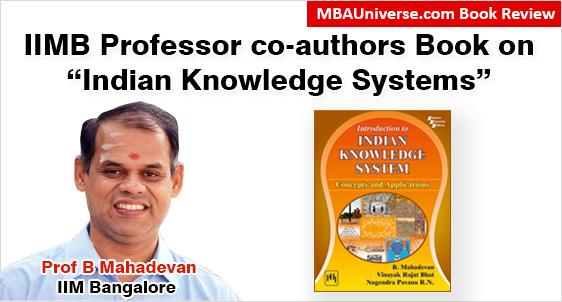IIMB Prof B Mahadevan co-authors book on IKS